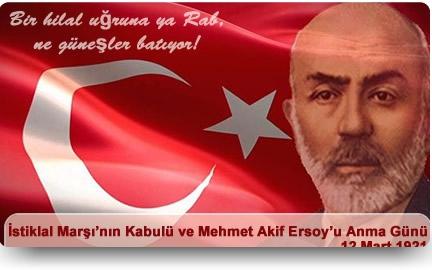 12 Mart İstiklal Marşının Kabulü Ve Mehmet Akif Ersoyu Anma Töreni