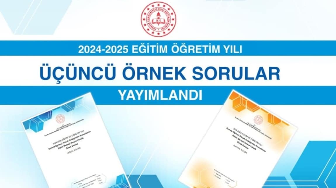 LGS KAPSAMINDAKİ MERKEZÎ SINAVA YÖNELİK ÜÇÜNCÜ ÖRNEK SORULAR VE VİDEOLU ÇÖZÜMLERİ YAYIMLANDI